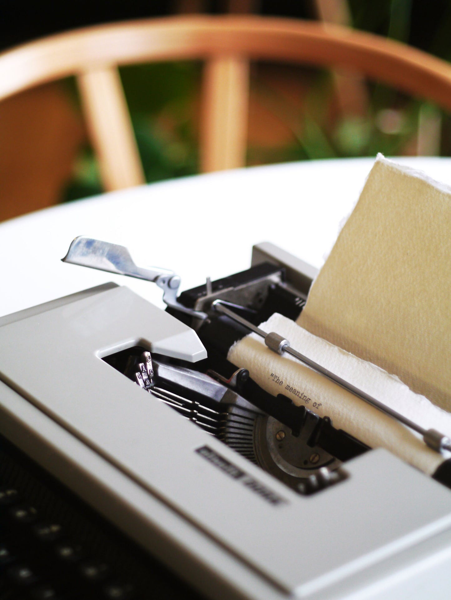 Handmade Typewritten Christmas/Holidays Cards with Envelope